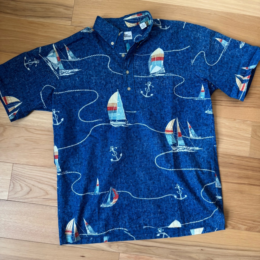Reyn Spooner men’s medium sailboat aloha shirt